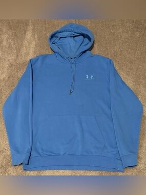 Under Armour Blue Fleece Pullover Hoodie Men’s Size Large